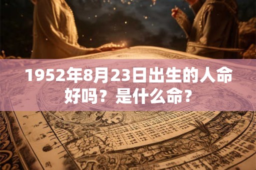 1952年8月23日出生的人命好吗?是什么命? 1952年8月23日出生的人命好吗?是什么命?