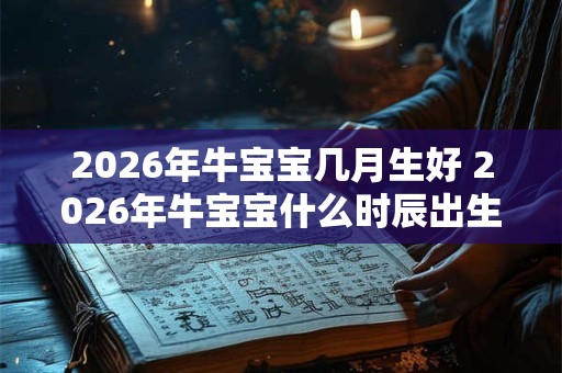2026年牛宝宝几月生好 2026年牛宝宝什么时辰出生最有福气