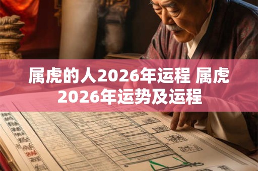 属虎的人2026年运程 属虎2026年运势及运程 属虎的人2026年运程 属虎2026年运势及运程