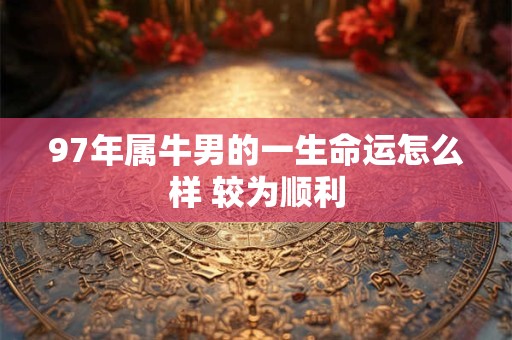 97年属牛男的一生命运怎么样 较为顺利