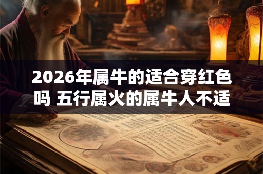 2026年属牛的适合穿红色吗 五行属火的属牛人不适合红色 2026年属牛的适合穿红色吗 五行属火的属牛人不适合红色