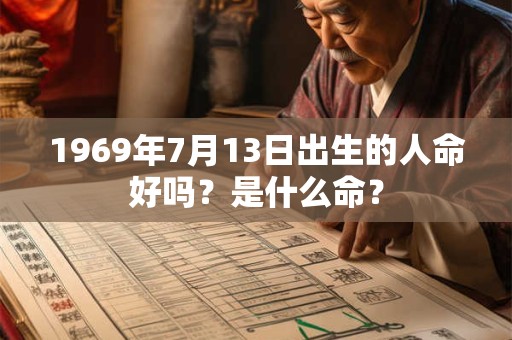 1969年7月13日出生的人命好吗?是什么命? 1969年7月13日出生的人命好吗?是什么命?
