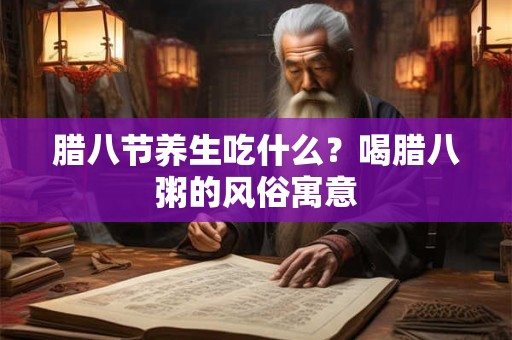 腊八节养生吃什么?喝腊八粥的风俗寓意 腊八节养生吃什么?喝腊八粥的风俗寓意