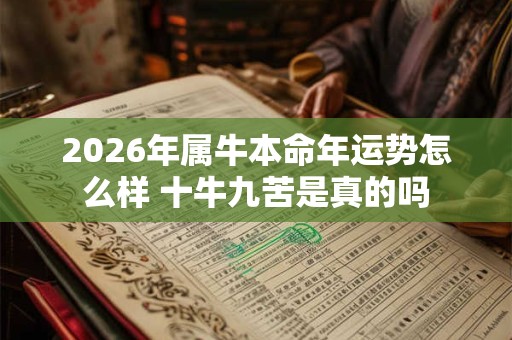 2026年属牛本命年运势怎么样 十牛九苦是真的吗 2026年属牛本命年运势怎么样 十牛九苦是真的吗
