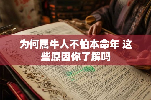 为何属牛人不怕本命年 这些原因你了解吗 为何属牛人不怕本命年 这些原因你了解吗