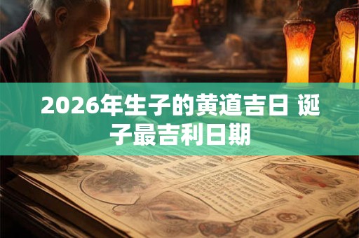 2026年生子的黄道吉日 诞子最吉利日期 2026年生子的黄道吉日 诞子最吉利日期