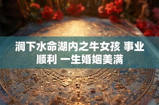 涧下水命湖内之牛女孩 事业顺利 一生婚姻美满 涧下水命湖内之牛女孩 事业顺利 一生婚姻美满