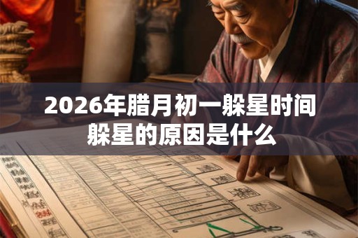 2026年腊月初一躲星时间 躲星的原因是什么 2026年腊月初一躲星时间 躲星的原因是什么