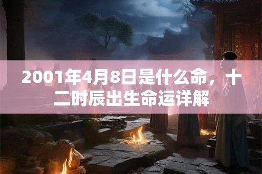 2001年4月8日是什么命，十二时辰出生命运详解