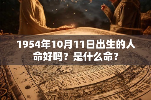 1954年10月11日出生的人命好吗?是什么命? 1954年10月11日出生的人命好吗?是什么命?