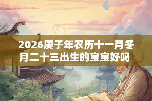 2026庚子年农历十一月冬月二十三出生的宝宝好吗 五行八字查询 2026庚子年农历十一月冬月二十三出生的宝宝好吗 五行八字查询