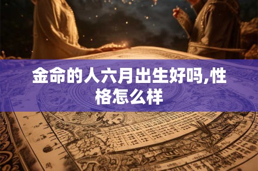 金命的人六月出生好吗,性格怎么样 金命的人六月出生好吗,性格怎么样