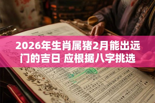 2026年生肖属猪2月能出远门的吉日 应根据八字挑选 2026年生肖属猪2月能出远门的吉日 应根据八字挑选