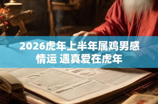2026虎年上半年属鸡男感情运 遇真爱在虎年 2026虎年上半年属鸡男感情运 遇真爱在虎年