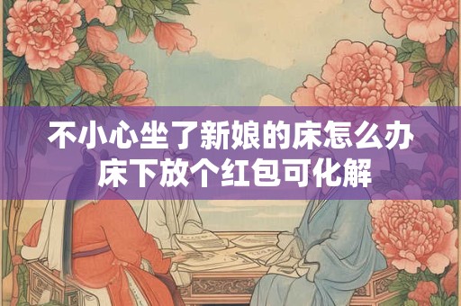 不小心坐了新娘的床怎么办 床下放个红包可化解 不小心坐了新娘的床怎么办 床下放个红包可化解