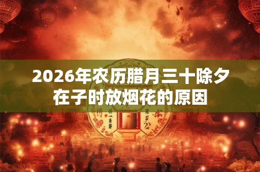 2026年农历腊月三十除夕在子时放烟花的原因 2026年农历腊月三十除夕在子时放烟花的原因