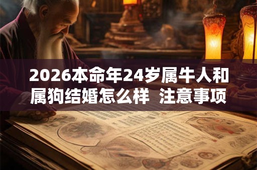 2026本命年24岁属牛人和属狗结婚怎么样 注意事项有什么 2026本命年24岁属牛人和属狗结婚怎么样 注意事项有什么