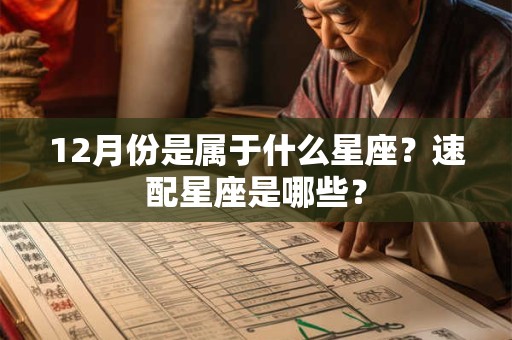 12月份是属于什么星座?速配星座是哪些? 12月份是属于什么星座?速配星座是哪些?