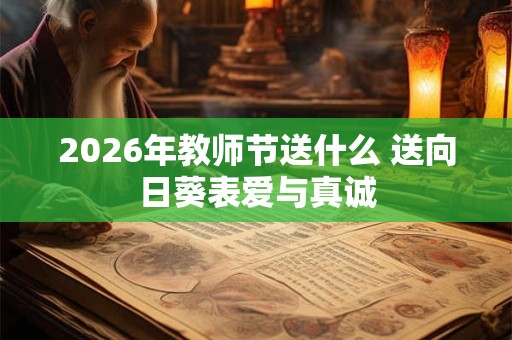 2026年教师节送什么 送向日葵表爱与真诚 2026年教师节送什么 送向日葵表爱与真诚