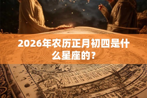 2026年农历正月初四是什么星座的？