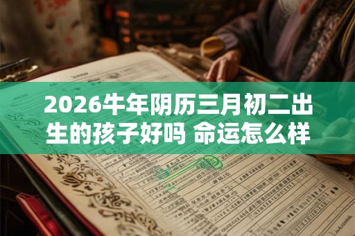 2026牛年阴历三月初二出生的孩子好吗 命运怎么样 2026牛年阴历三月初二出生的孩子好吗 命运怎么样