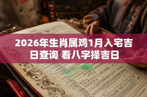 2026年生肖属鸡1月入宅吉日查询 看八字择吉日