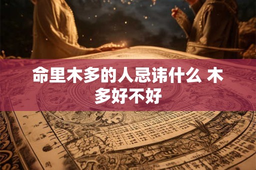 命里木多的人忌讳什么 木多好不好