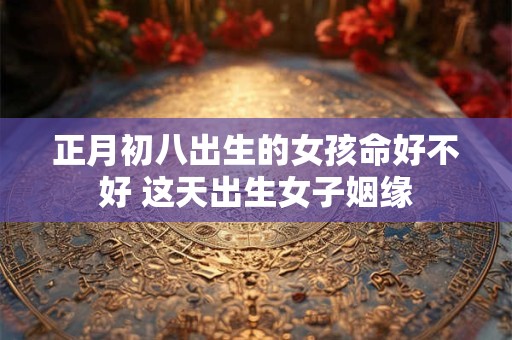 正月初八出生的女孩命好不好 这天出生女子姻缘