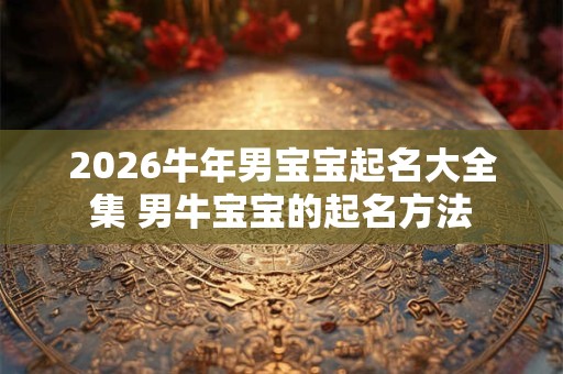 2026牛年男宝宝起名大全集 男牛宝宝的起名方法 2026牛年男宝宝起名大全集 男牛宝宝的起名方法