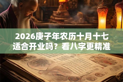 2026庚子年农历十月十七适合开业吗?看八字更精准 2026庚子年农历十月十七适合开业吗?看八字更精准