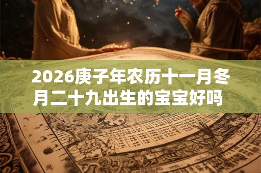 2026庚子年农历十一月冬月二十九出生的宝宝好吗 五行八字查询 2026庚子年农历十一月冬月二十九出生的宝宝好吗 五行八字查询