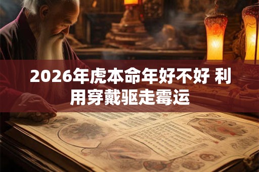 2026年虎本命年好不好 利用穿戴驱走霉运