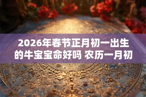 2026年春节正月初一出生的牛宝宝命好吗 农历一月初一五行缺什么 2026年春节正月初一出生的牛宝宝命好吗 农历一月初一五行缺什么