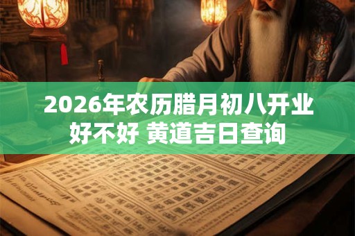 2026年农历腊月初八开业好不好 黄道吉日查询 2026年农历腊月初八开业好不好 黄道吉日查询