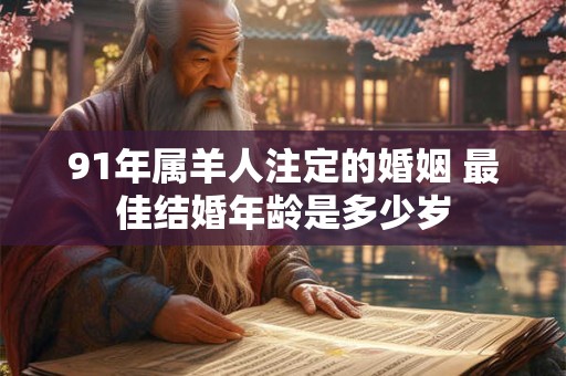 91年属羊人注定的婚姻 最佳结婚年龄是多少岁