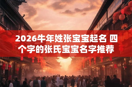 2026牛年姓张宝宝起名 四个字的张氏宝宝名字推荐 2026牛年姓张宝宝起名 四个字的张氏宝宝名字推荐