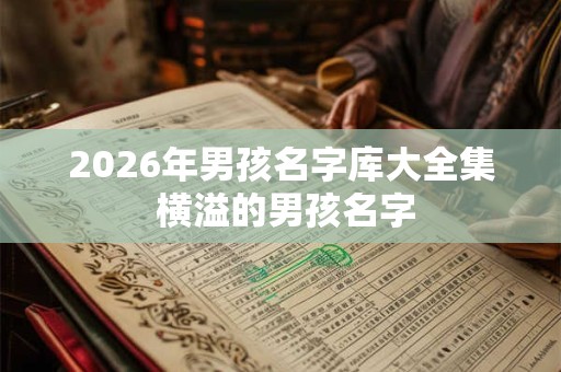 2026年男孩名字库大全集 横溢的男孩名字 2026年男孩名字库大全集 横溢的男孩名字