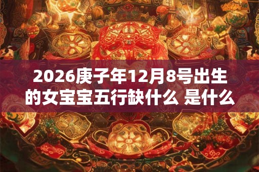 2026庚子年12月8号出生的女宝宝五行缺什么 是什么命