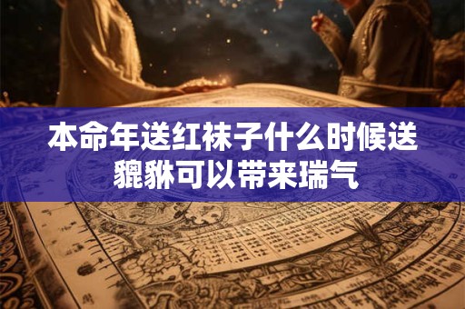 本命年送红袜子什么时候送 貔貅可以带来瑞气 本命年送红袜子什么时候送 貔貅可以带来瑞气
