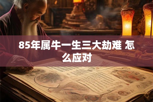 85年属牛一生三大劫难 怎么应对