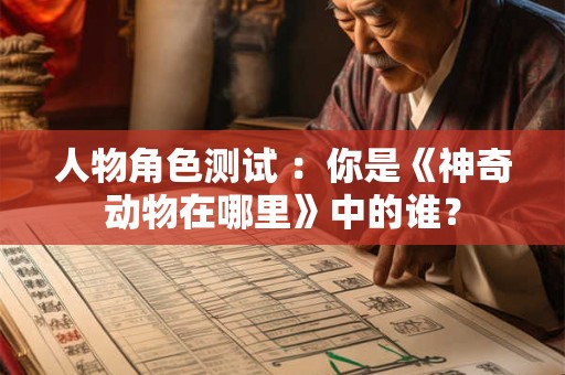 人物角色测试 ：你是《神奇动物在哪里》中的谁？