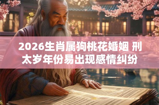 2026生肖属狗桃花婚姻 刑太岁年份易出现感情纠纷 2026生肖属狗桃花婚姻 刑太岁年份易出现感情纠纷