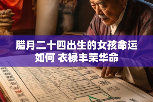 腊月二十四出生的女孩命运如何 衣禄丰荣华命 腊月二十四出生的女孩命运如何 衣禄丰荣华命