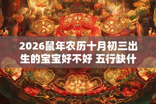 2026鼠年农历十月初三出生的宝宝好不好 五行缺什么 2026鼠年农历十月初三出生的宝宝好不好 五行缺什么