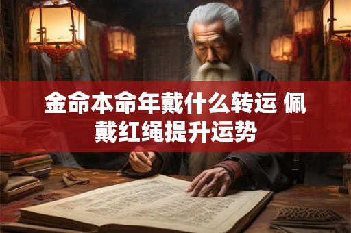 金命本命年戴什么转运 佩戴红绳提升运势 金命本命年戴什么转运 佩戴红绳提升运势