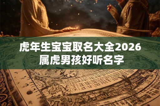 虎年生宝宝取名大全2026 属虎男孩好听名字