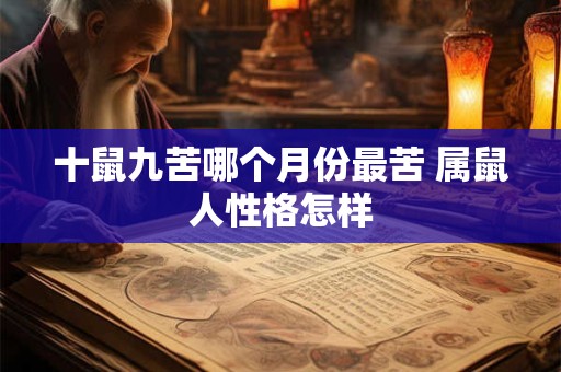 十鼠九苦哪个月份最苦 属鼠人性格怎样