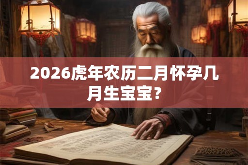 2026虎年农历二月怀孕几月生宝宝？