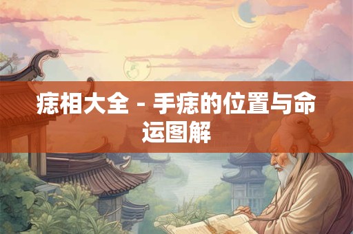 痣相大全 - 手痣的位置与命运图解 痣相大全 - 手痣的位置与命运图解