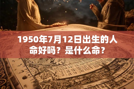 1950年7月12日出生的人命好吗？是什么命？
